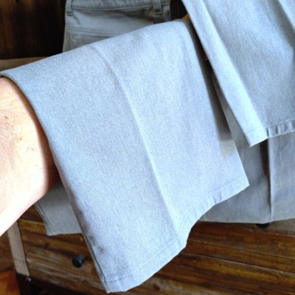 Jones NY Gray Denim Jeans, Shirred Elbow Lngth Top & Floral Kimono SZ 12/Lar NWT - Picture 13 of 16